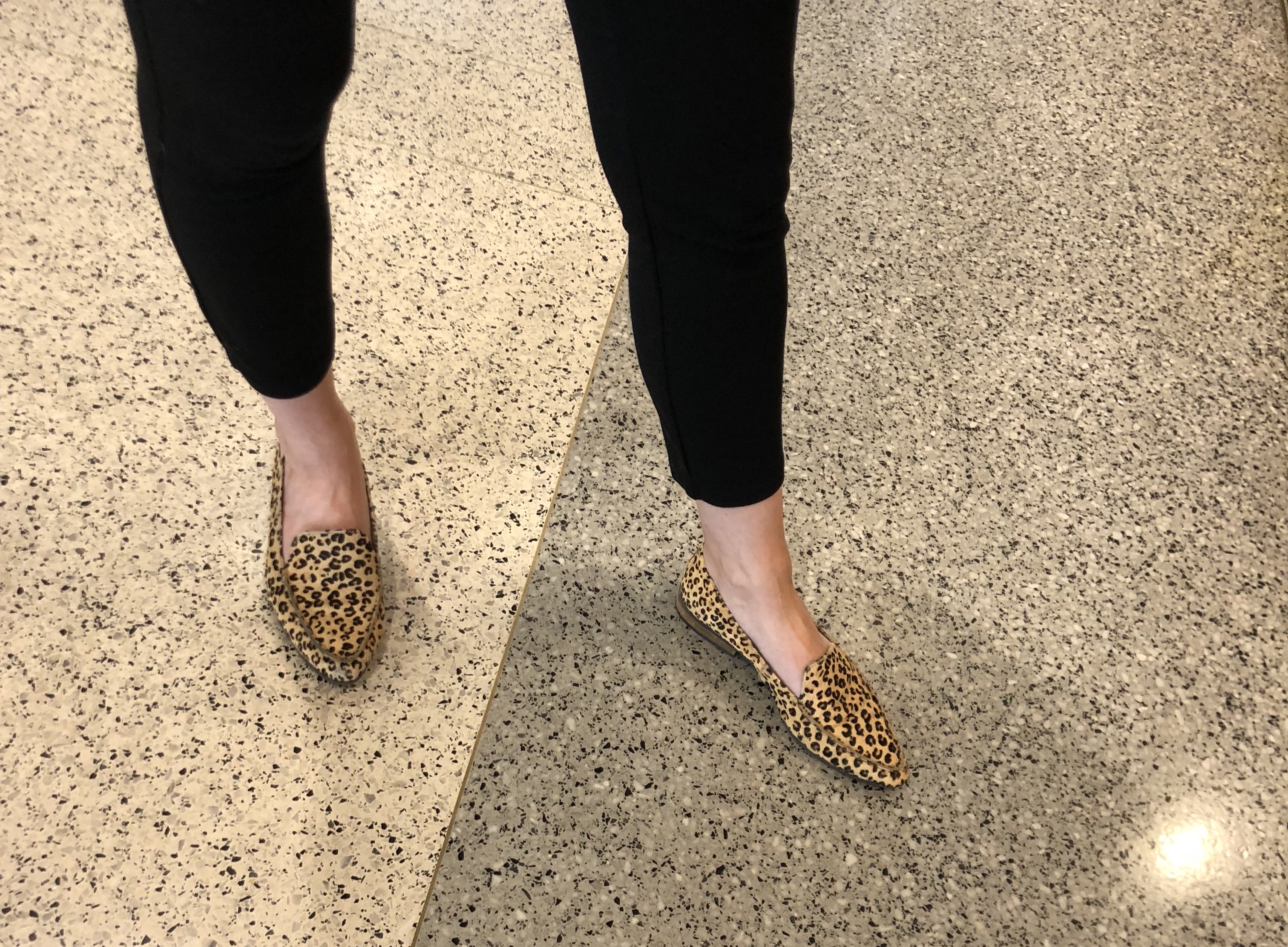 dr scholls leopard loafer