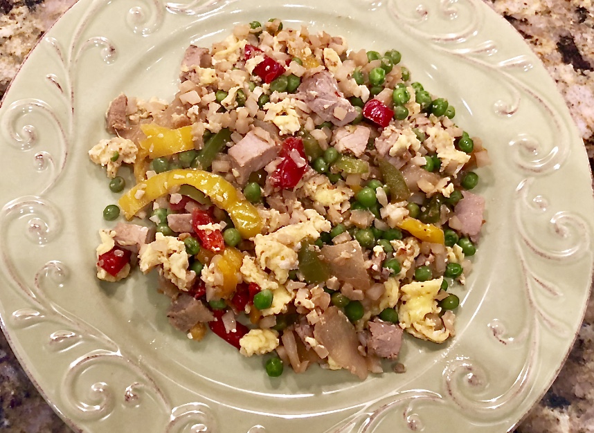 Low-Carb Cauliflower Fried Rice - two dandelions