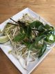 thai basil, bean sprouts and jalapeno 