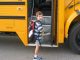 Boy on school bus
