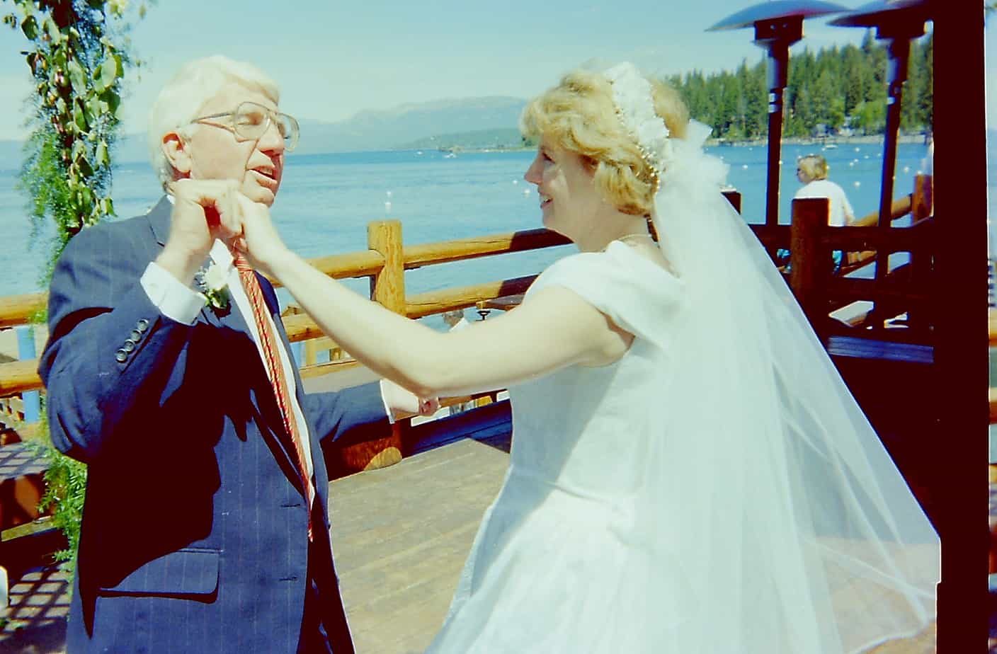 father and daughter dancing at wedding