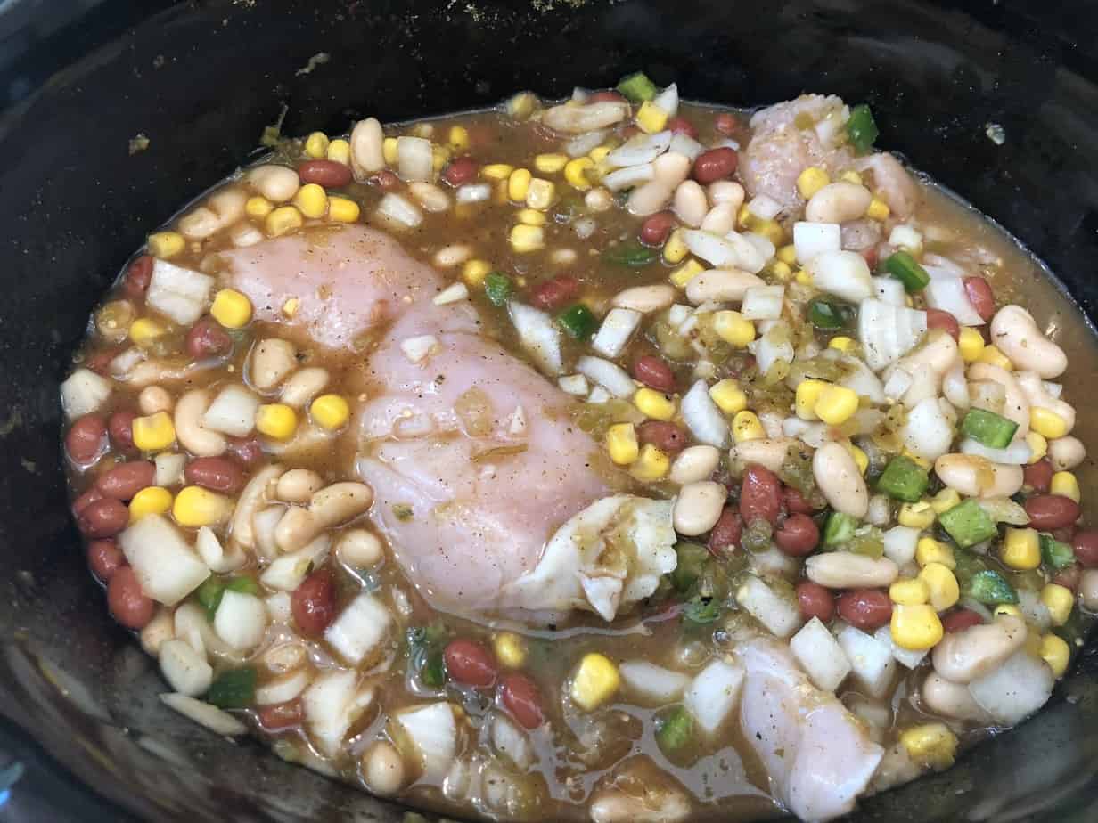 chili before cooking