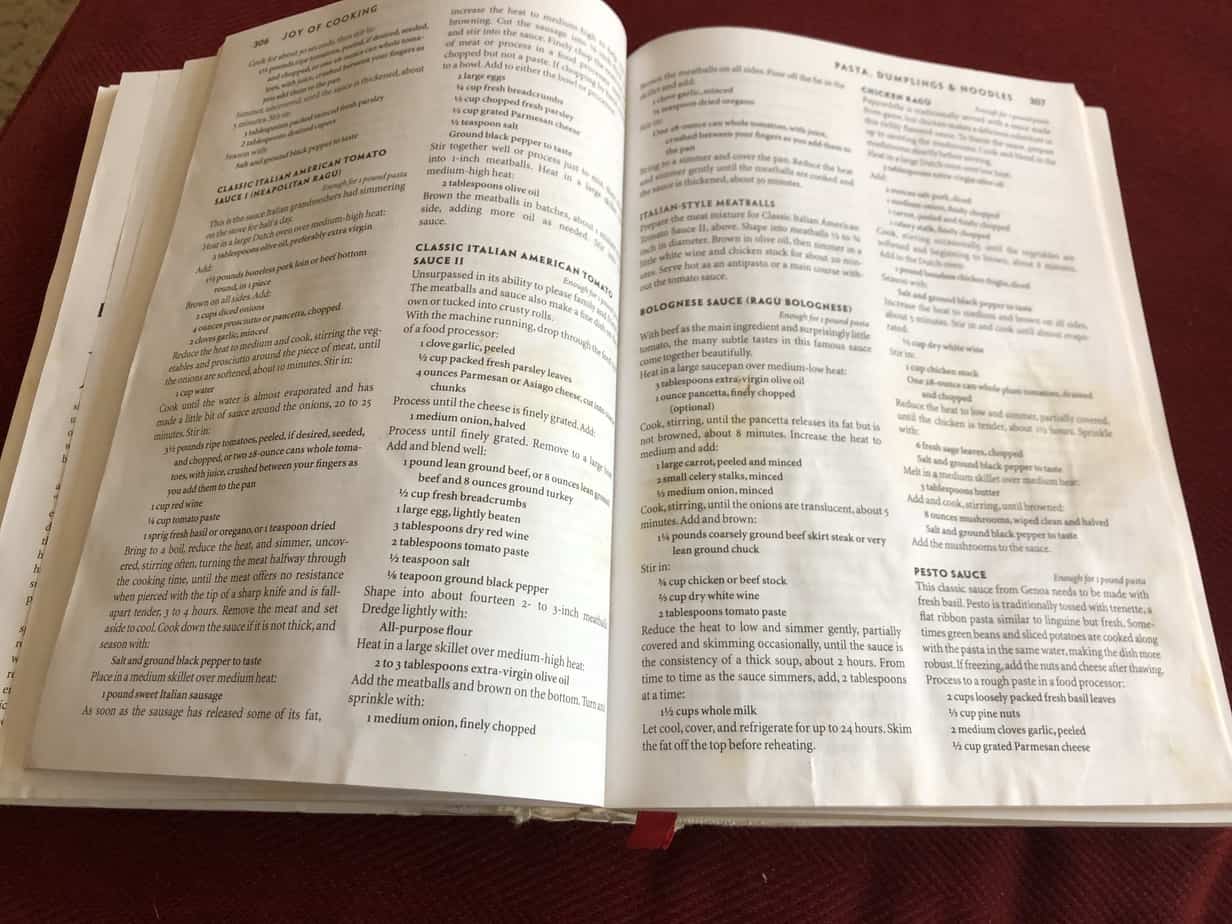 recipe in Joy of Cooking