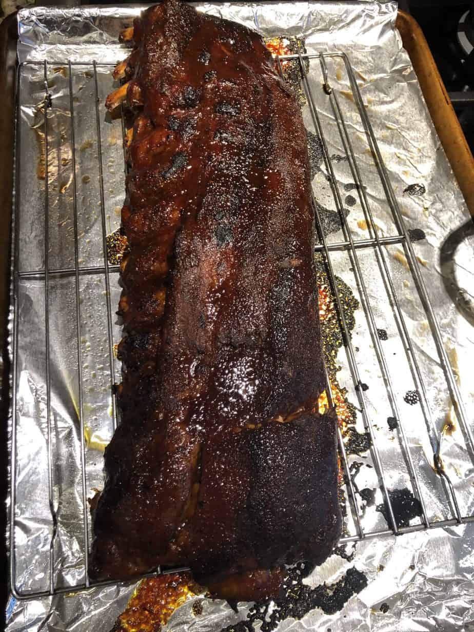cooked ribs