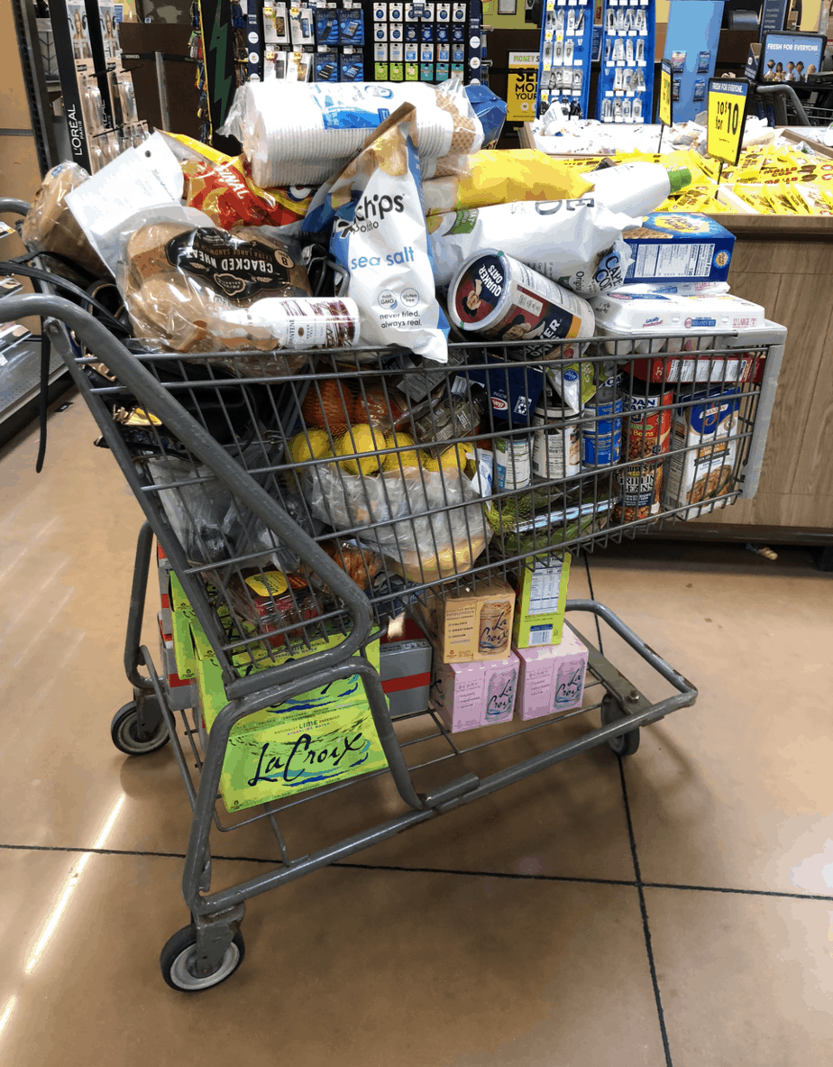2020 grocery cart