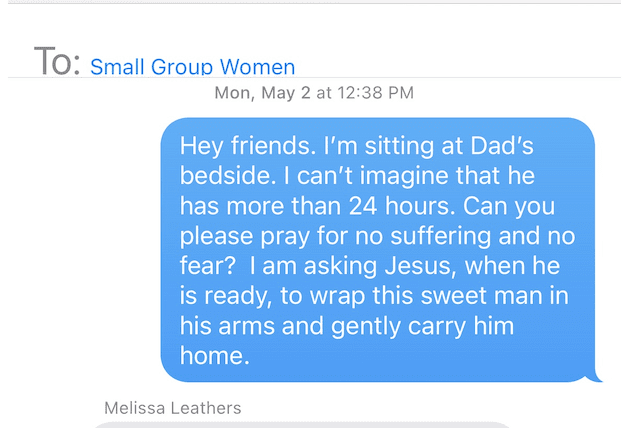 text with church friends