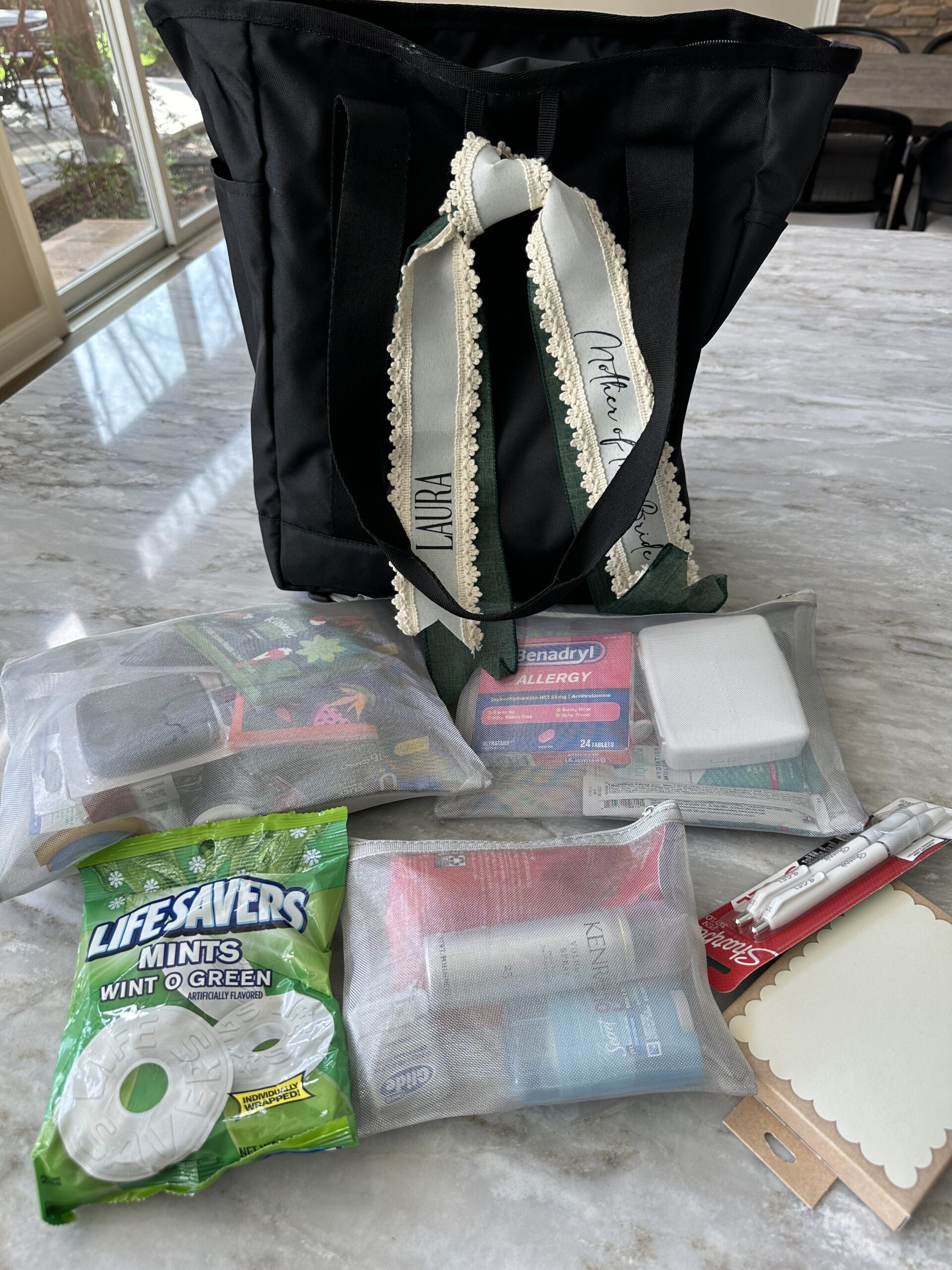 Oh S%!t bag supplies